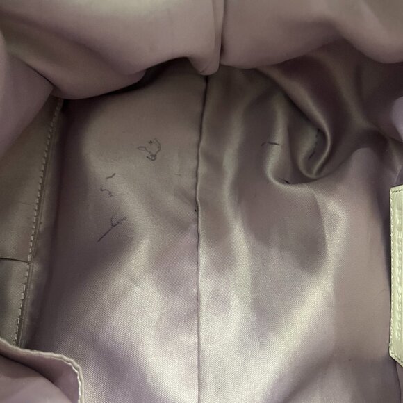 COACH Ashley Gathered White Oak Leather Satchel/Shoulder Bag F23966 - Picture 8 of 9